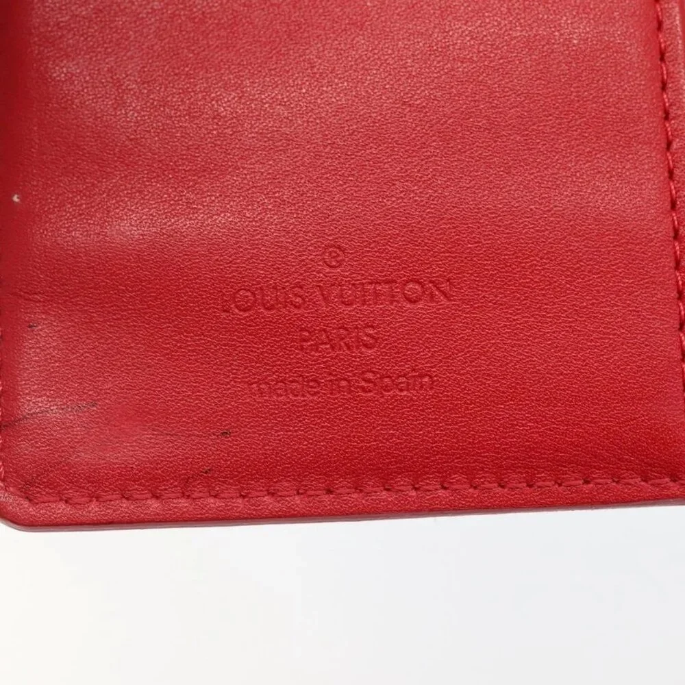 LOUIS VUITTON Monogram Vernis Agenda PM Planner Cover Rouge